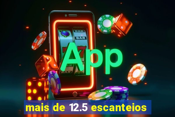 mais de 12.5 escanteios
